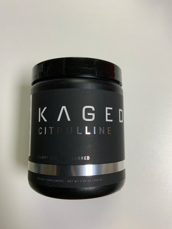 KAGED Citrulline Unflavored 7.05oz Exp. 11/2025