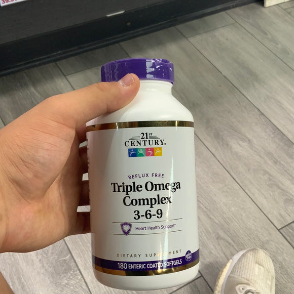 21 century triple omega complex 3-6-9, 180 enteric coated