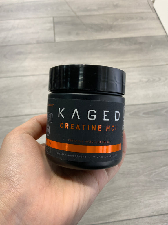 KAGED Creatine HCl 75 Veggie Caps Exp.02/2027