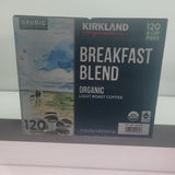 Kirkland Signature breakfast blend light roast coffee exp.10/24