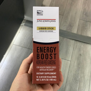 Jung Kwan Jang Energy Boost 10 Sticks Exp.11/2025