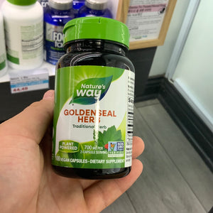 Natures way goldenseal herb, 700mg, 100 vegan capsules