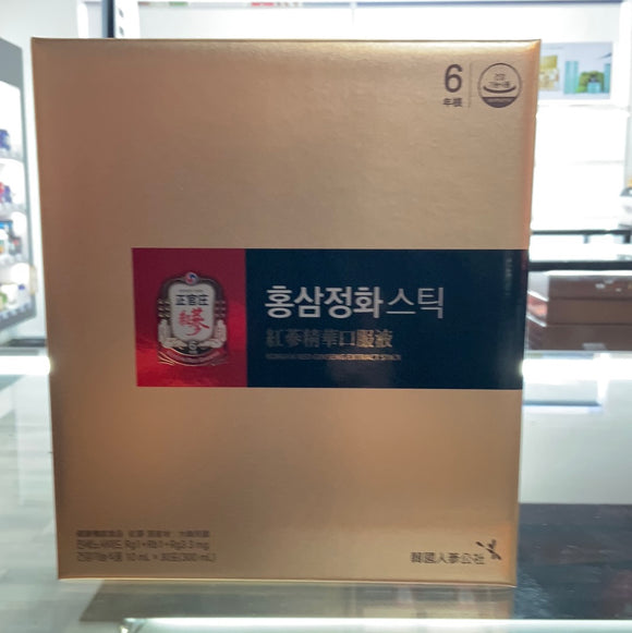 Jungkwanjang Korean red ginseng extract stick 30ct red ginseng junghwa extract stick exp. 2025.06.2z