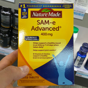 Nature made Sam-e advanced 400 mg,60 tablets