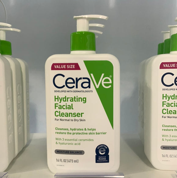 CeraVe hydrating face cleanser for sensitive and dry skin 16oz