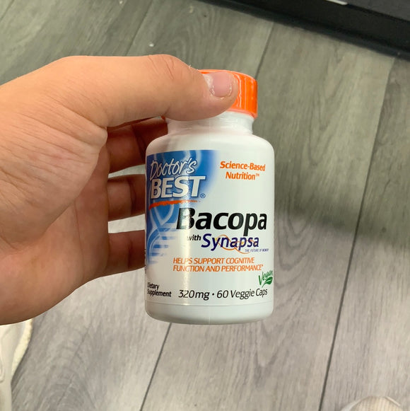 Doctors best bacopa with synapse,320 mg, 60 veggie caps