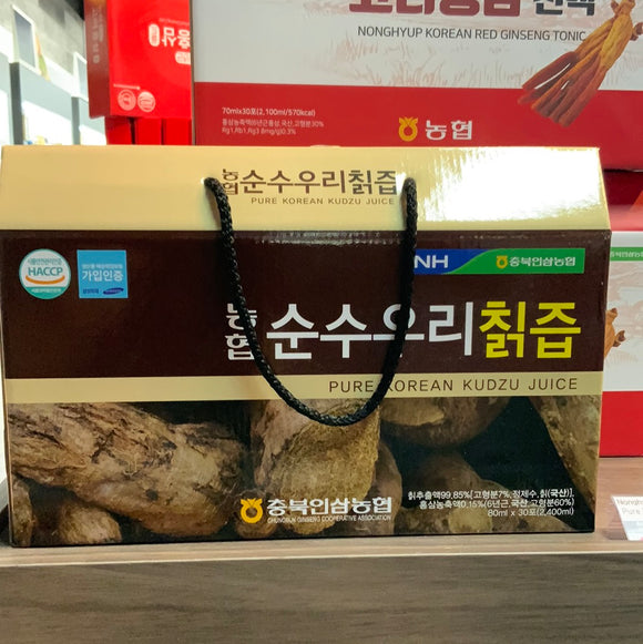 Nonghyup pure Korean kudzu juice 30ct exp.2025.08.28