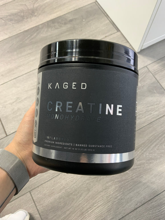 KAGED Creatine Monohydrate Unflavored 18oz Exp.07/2025