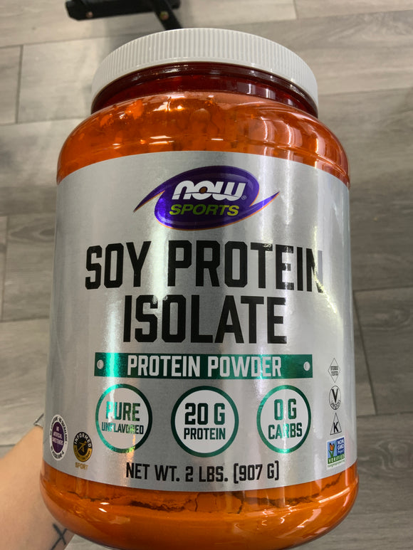 NOW Sports Soy Protein Isolate 907g EXP. 03/2026