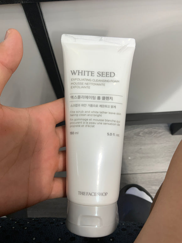 The Face Shop White seed exfoliating cleaning foam 150ml