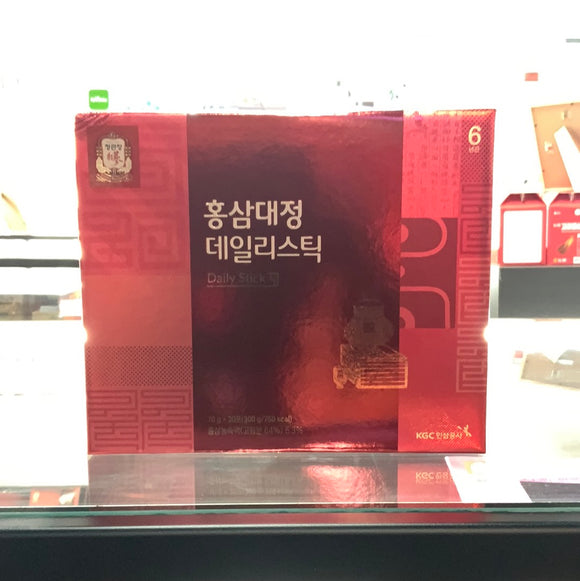 Jungkwangang red ginseng dae Jung daily stick 30ct exp.2024.10.03