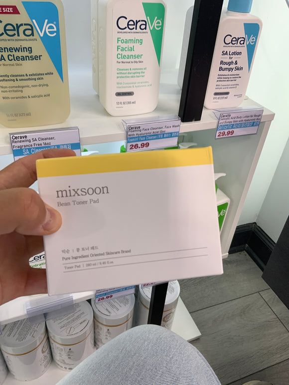 Mixsoon bean toner pad 280ml