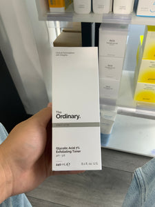 The ordinary glycolic acid 7% exfoliating toner 240ml