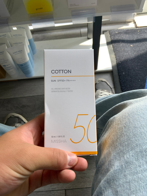 Missha cotton sunscreen 50ml