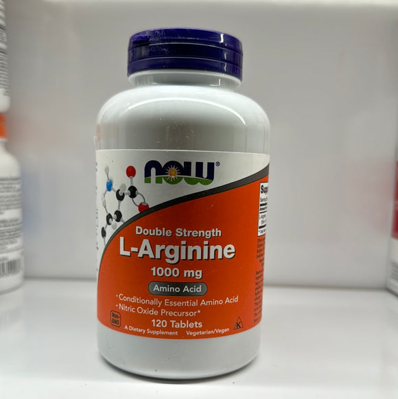 Now Foods L-Arginine, 120 Tablets