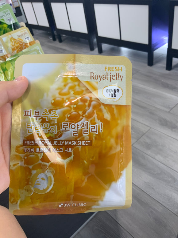 Fresh royal jelly mask sheet