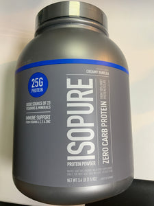 Isopure zero carb protein 3.4lbs Exp. 06/06/2026