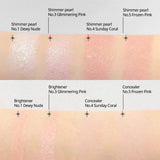 Peripera Sugar Twinkle Duo Eye Stick 01 Dewy Nude